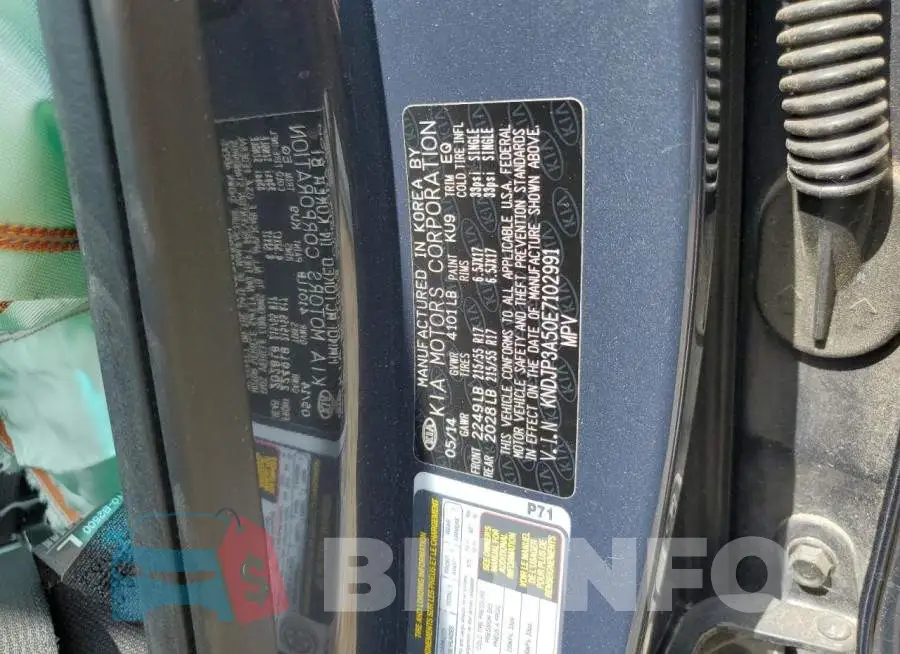 KNDJP3A50E7102991 Photo# 12