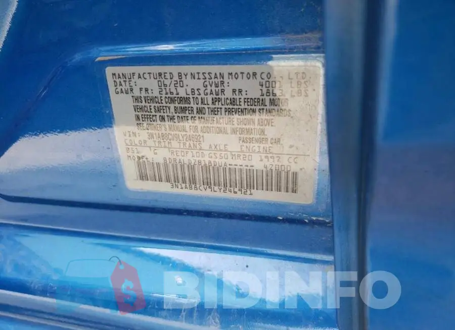 3N1AB8CV9LY246921 Photo# 13