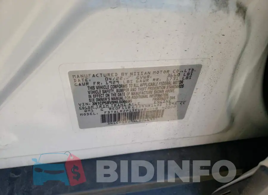 3N1CP5BV9NL506695 Photo# 12
