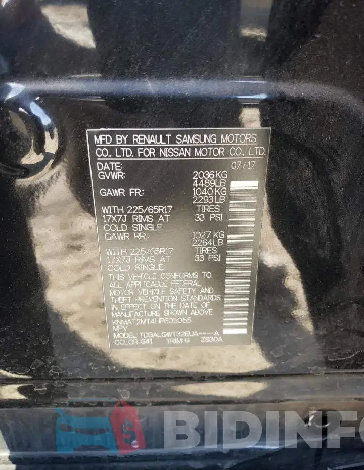KNMAT2MT4HP605055 Photo# 13