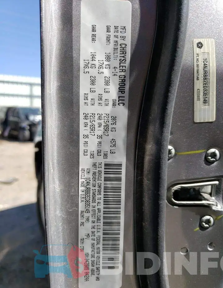1C4NJRBB2ED835149 Photo# 12