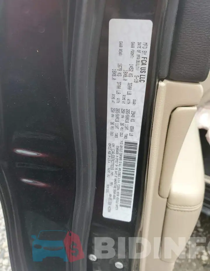 1C4RJEBG7KC776316 Photo# 13