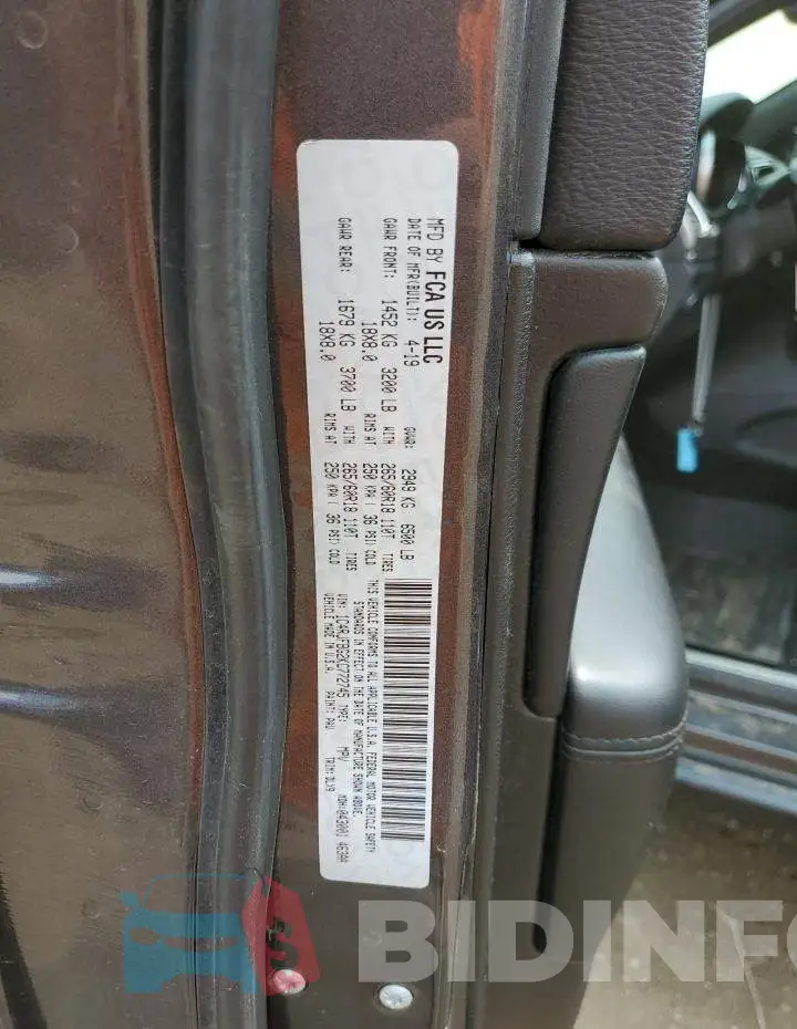 1C4RJFBG2KC772745 Photo# 12