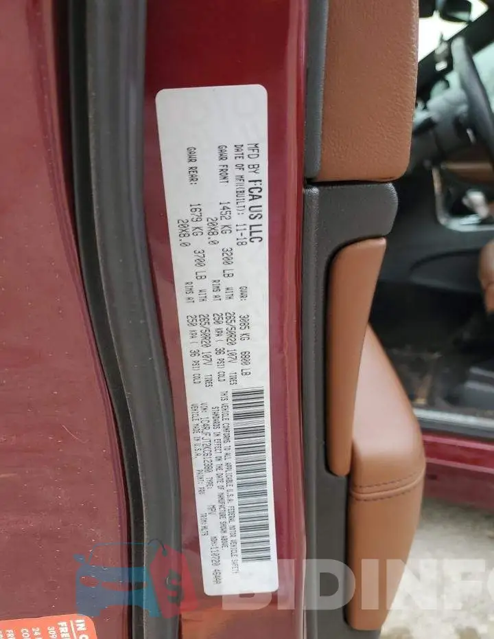 1C4RJFJT2KC612380 Photo# 12
