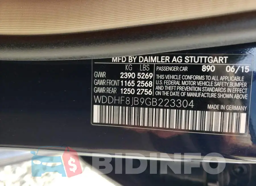 WDDHF8JB9GB223304 Photo# 12