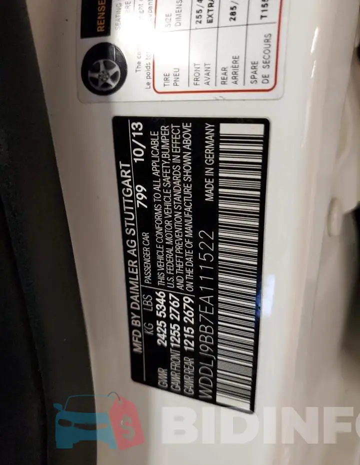 WDDLJ9BB7EA111522 Photo# 12