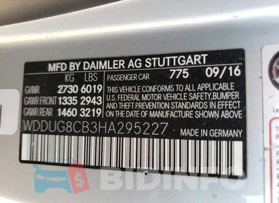 WDDUG8CB3HA295227 Photo# 12