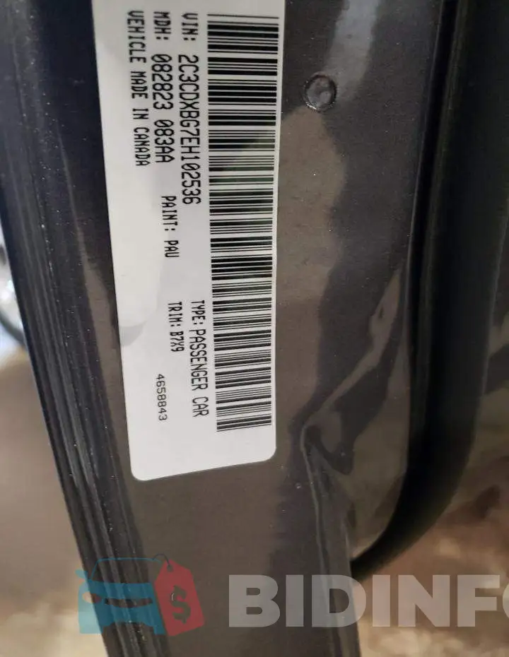 2C3CDXBG7EH102536 Photo# 12