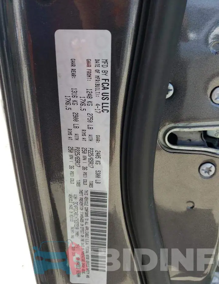 3C4PDCAB1HT637210 Photo# 14