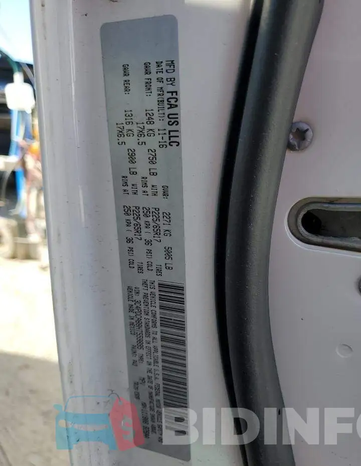 3C4PDCAB8HT559895 Photo# 13