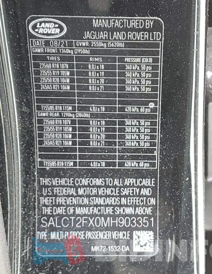 SALCT2FX0MH903351 Photo# 13