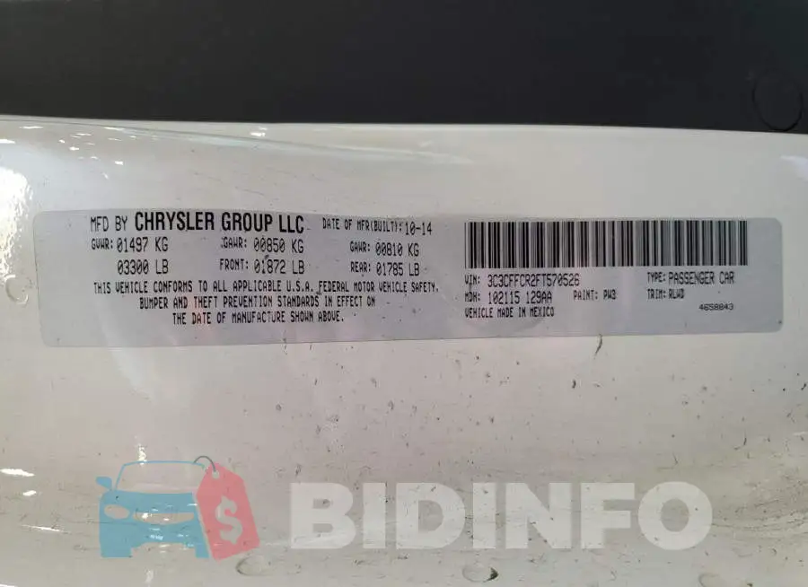 3C3CFFCR2FT570526 Photo# 12