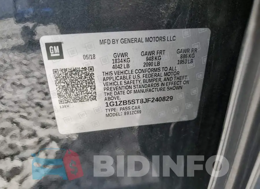 1G1ZB5ST8JF240829 Photo# 12