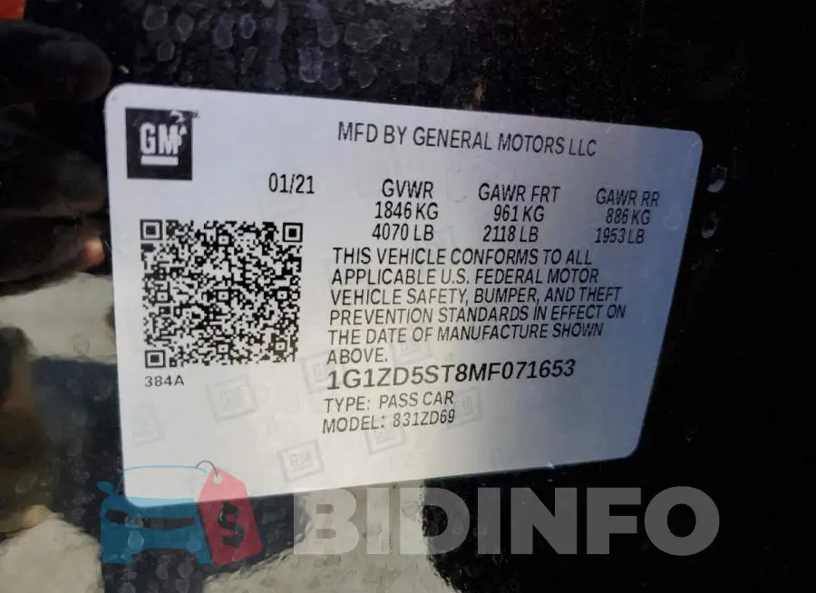 1G1ZD5ST8MF071653 Photo# 12