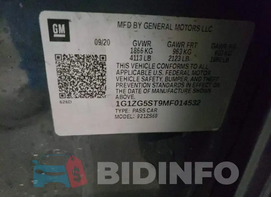 1G1ZG5ST9MF014532 Photo# 12