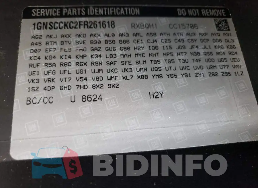 1GNSCCKC2FR261618 Photo# 14
