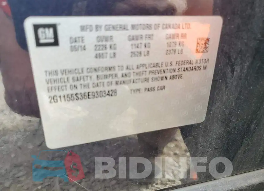 2G1155S36E9303428 Photo# 12
