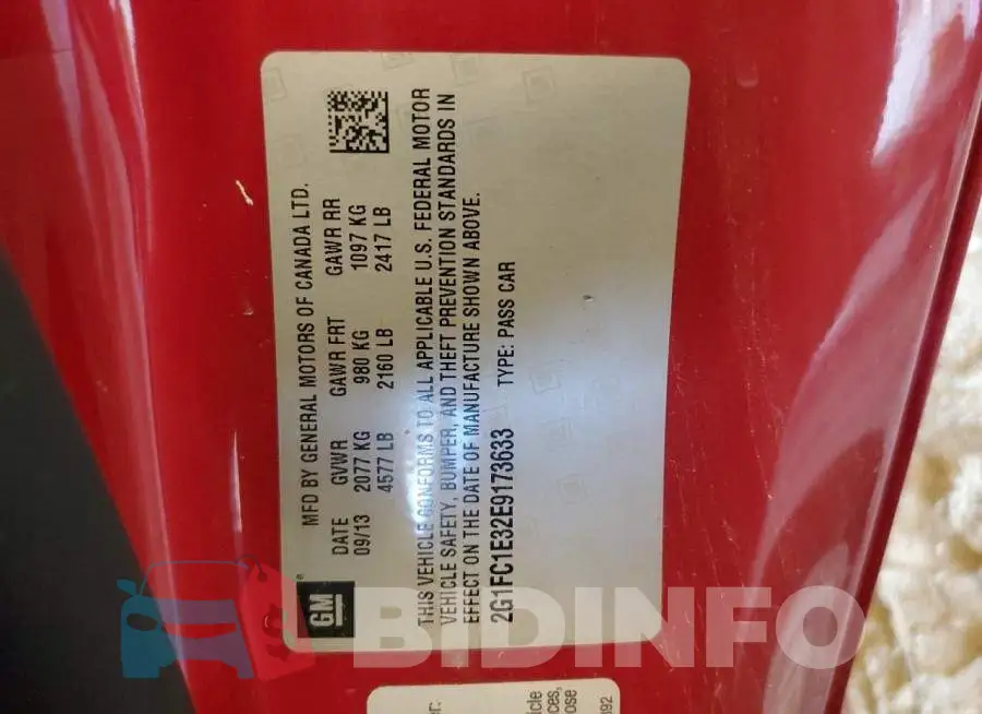 2G1FC1E32E9173633 Photo# 13