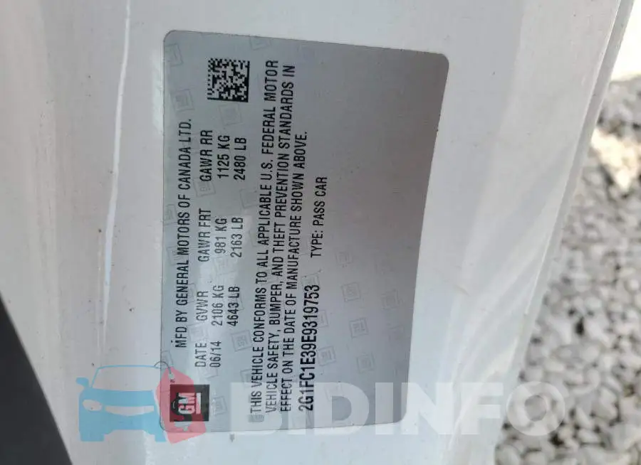 2G1FC1E39E9319753 Photo# 12