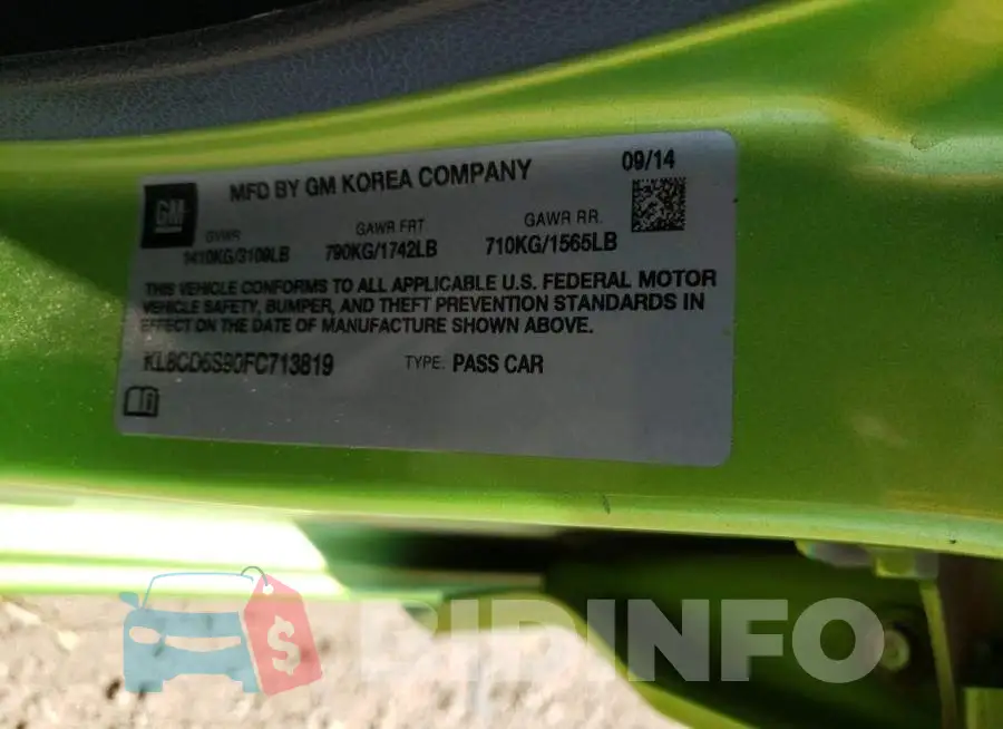KL8CD6S90FC713819 Photo# 12