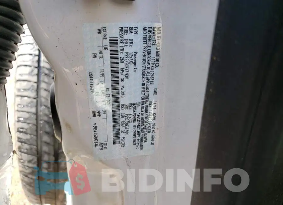 1FADP5CU5FL103176 Photo# 12