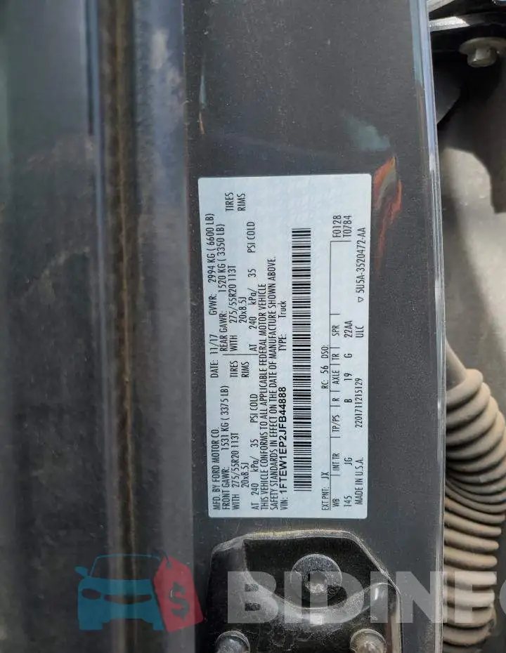 1FTEW1EP2JFB44888 Photo# 12