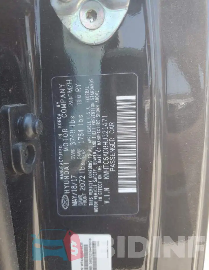 KMHTC6AD8HU321471 Photo# 13