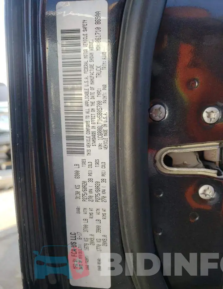 1C6RR6LT1HS805700 Photo# 12