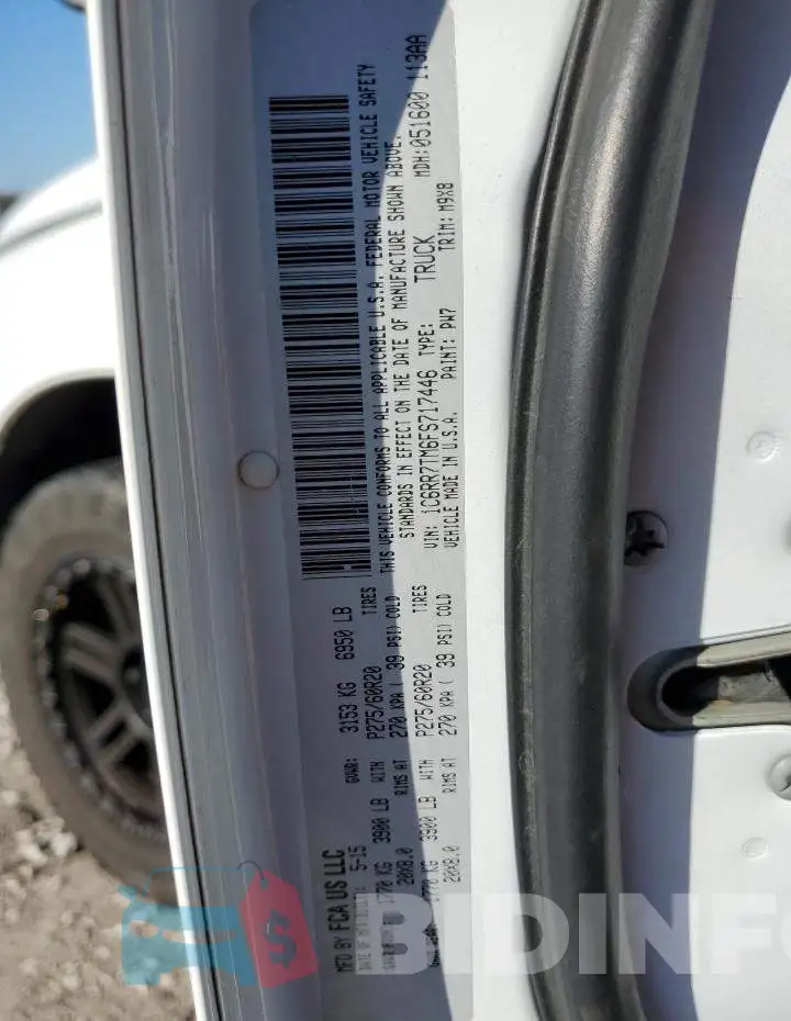 1C6RR7TM6FS717446 Photo# 12