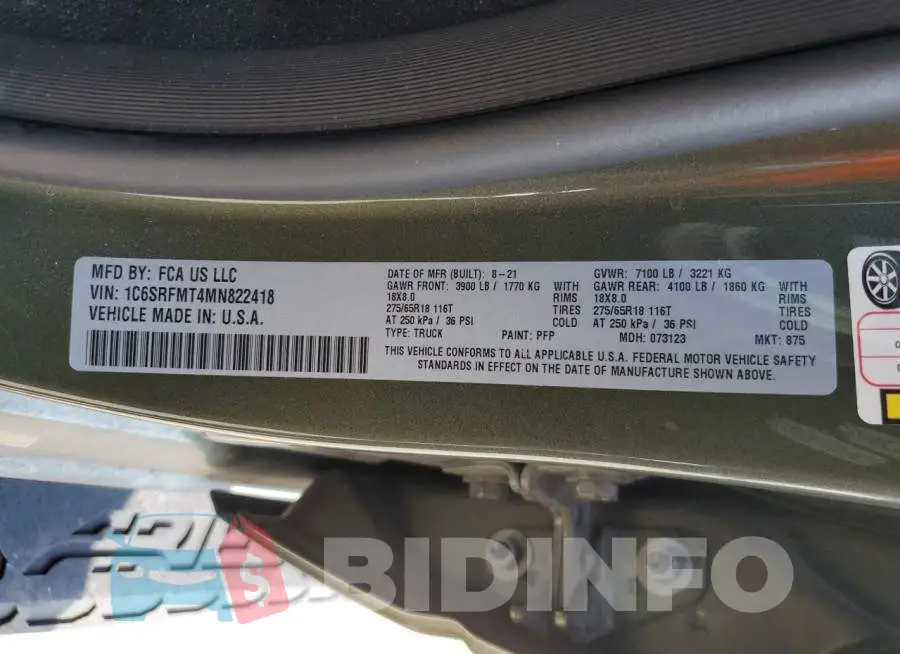1C6SRFMT4MN822418 Photo# 12