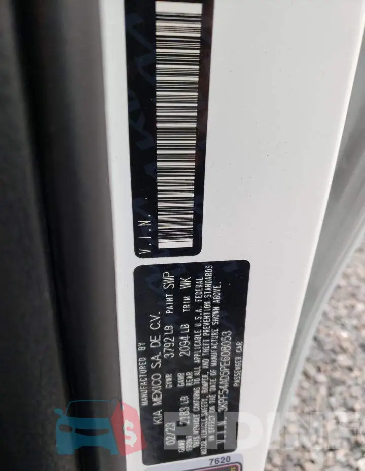 3KPF54AD5PE608053 Photo# 13