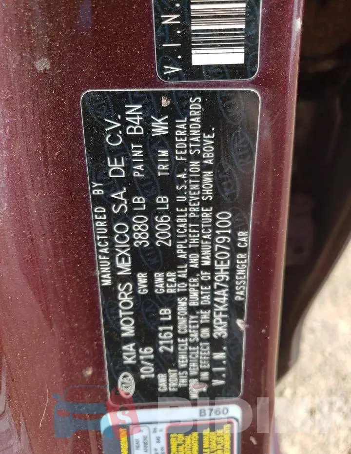 3KPFK4A79HE079100 Photo# 12