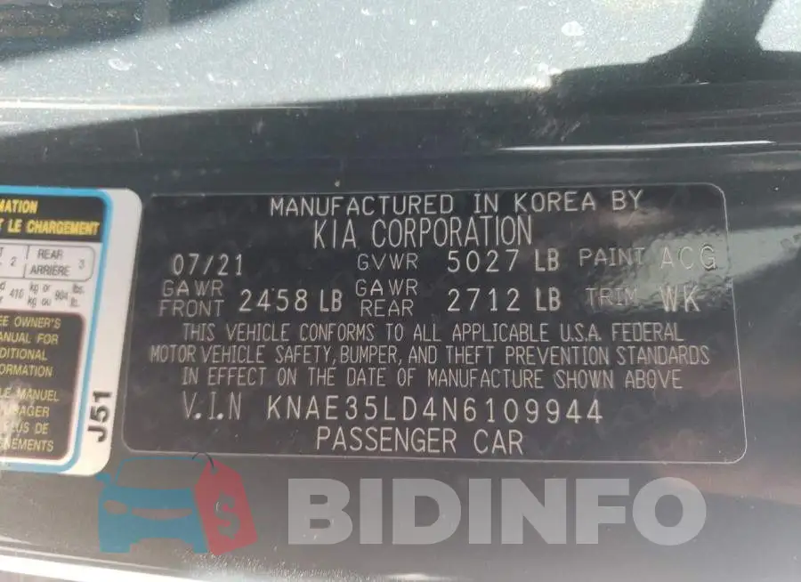 KNAE35LD4N6109944 Photo# 12