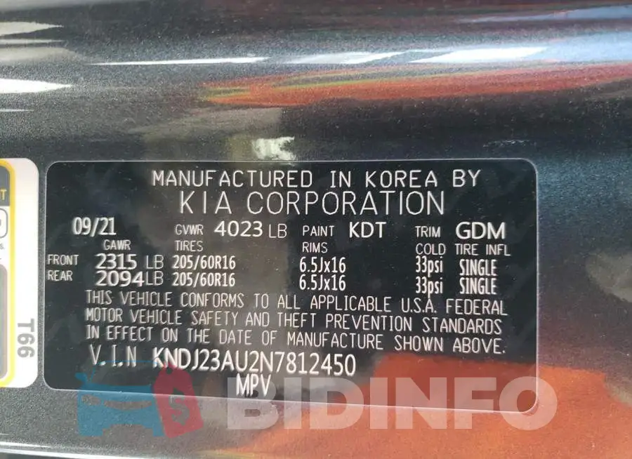 KNDJ23AU2N7812450 Photo# 13