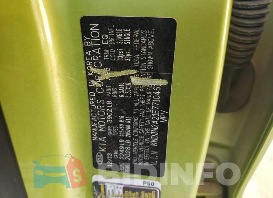 KNDJN2A21E7710461 Photo# 14