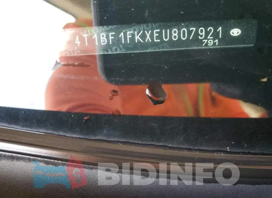 4T1BF1FKXEU807921 Photo# 12