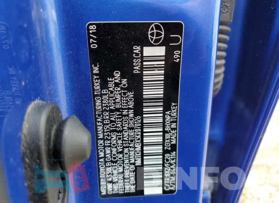 NMTKHMBX5KR070126 Photo# 13