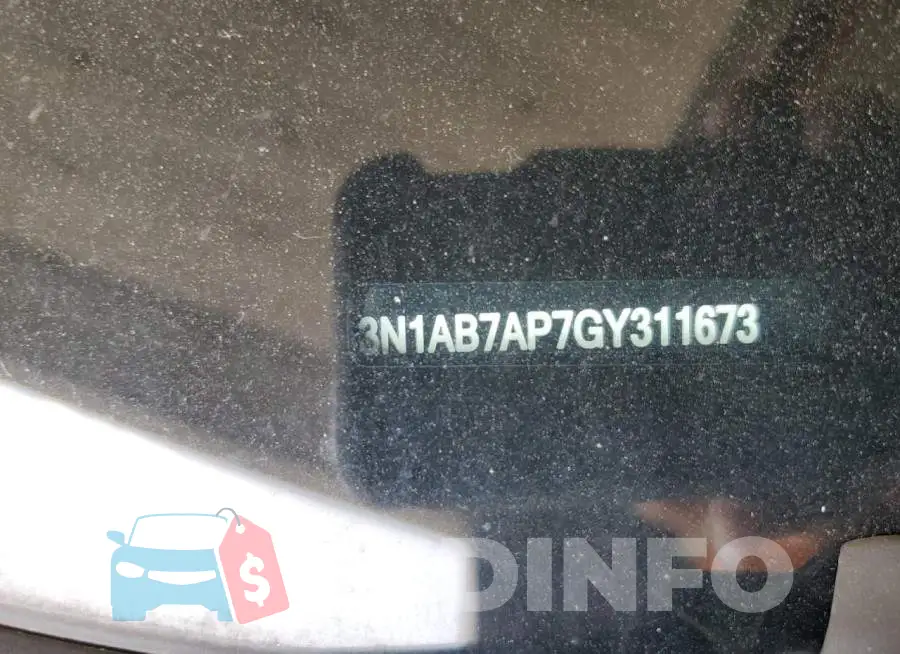 3N1AB7AP7GY311673 Photo# 12