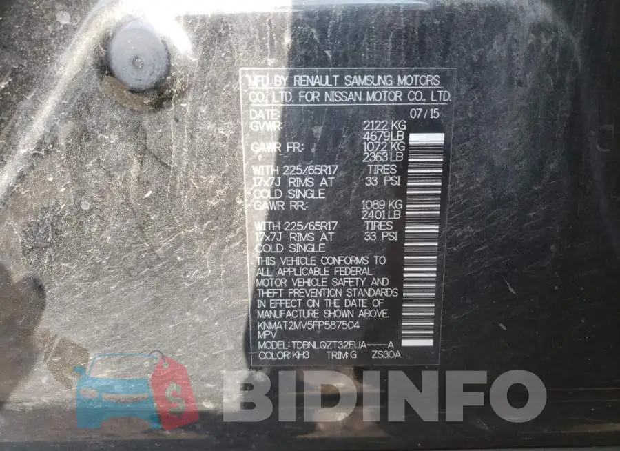 KNMAT2MV5FP587504 Photo# 12