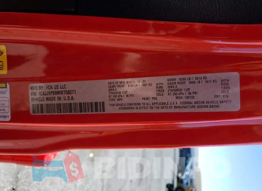 1C4JJXP69MW758071 Photo# 13
