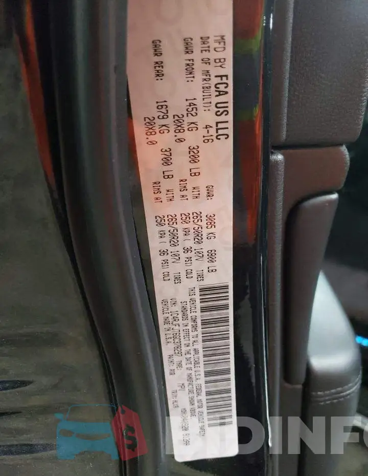 1C4RJFJT6GC378297 Photo# 13