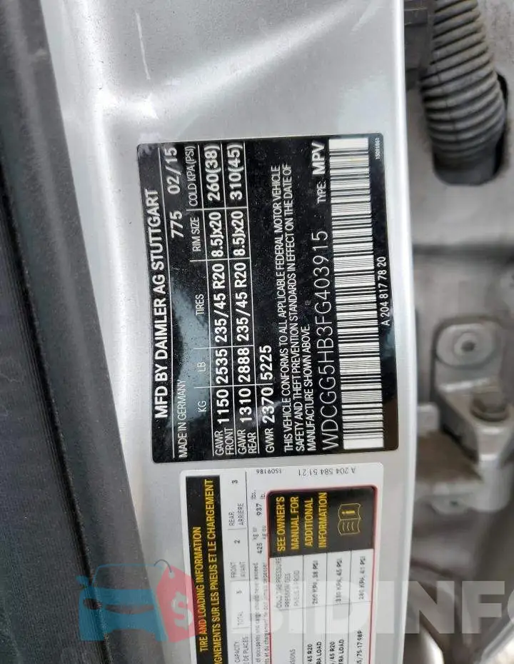 WDCGG5HB3FG403915 Photo# 13