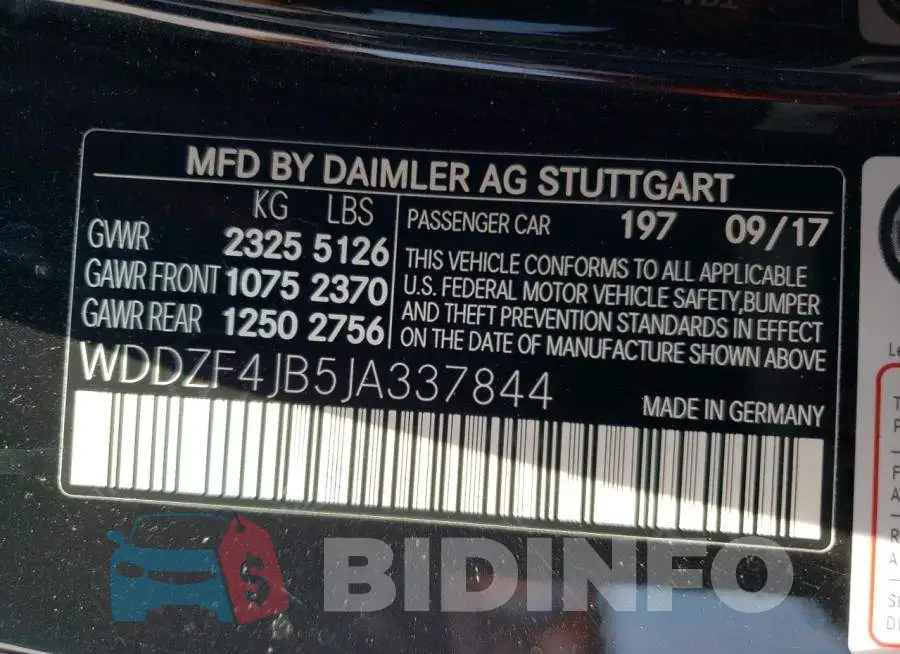 WDDZF4JB5JA337844 Photo# 12