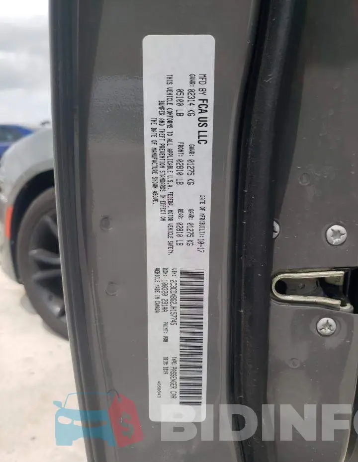 2C3CDXBG2JH157745 Photo# 12
