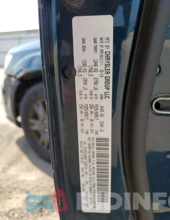 3C4PDCAB8FT536744 Photo# 13