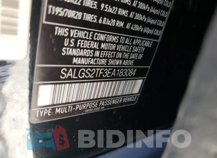 SALGS2TF3EA183084 Photo# 13