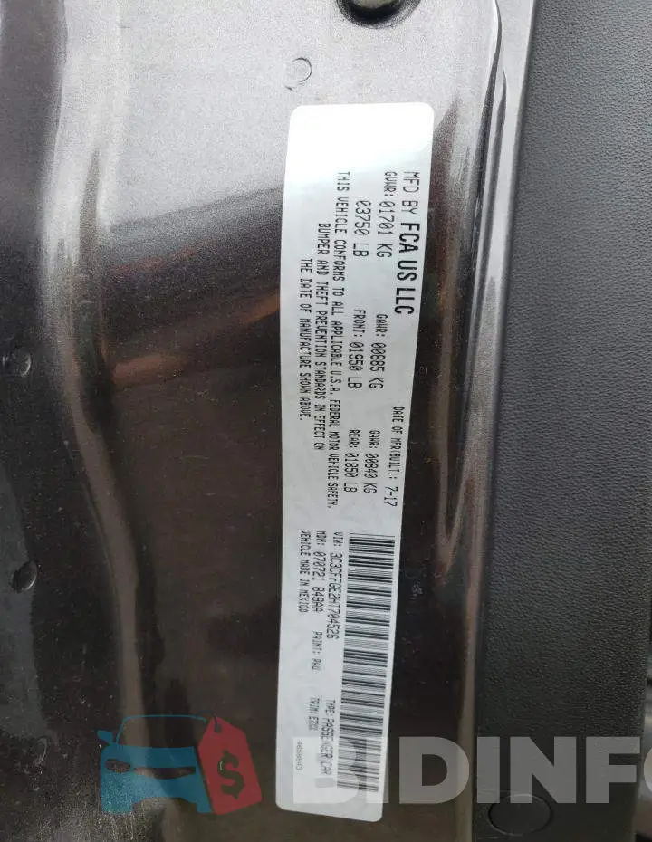 3C3CFFGE2HT704526 Photo# 12