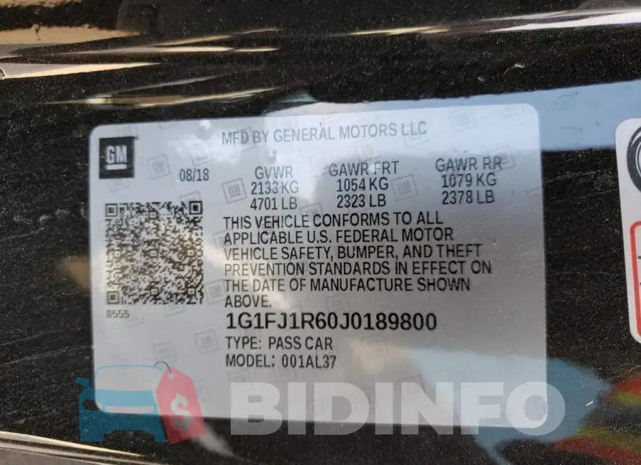 1G1FJ1R60J0189800 Photo# 12