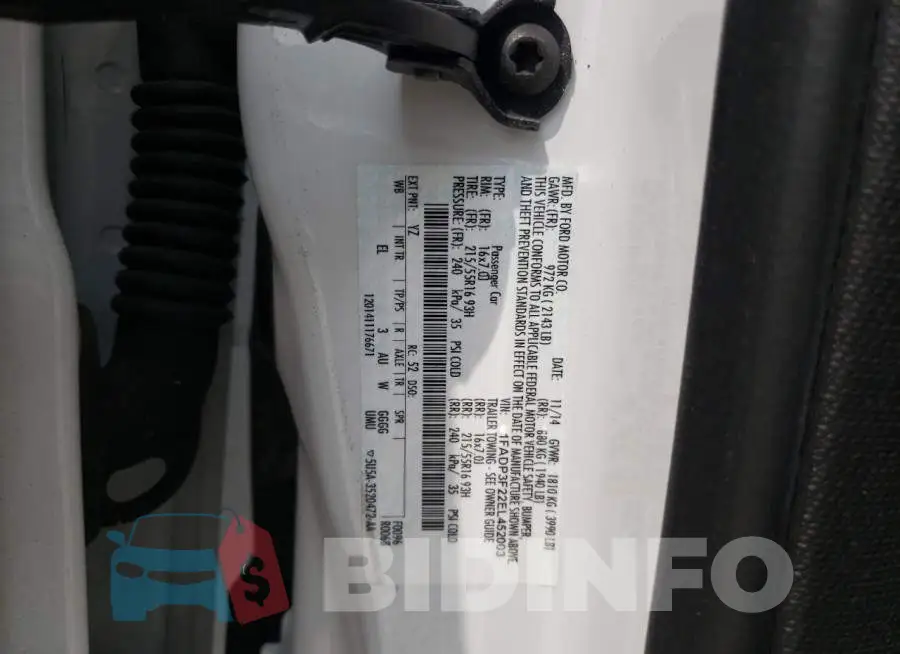 1FADP3F22EL452003 Photo# 12