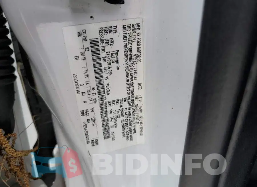 1FADP3F26EL227406 Photo# 12